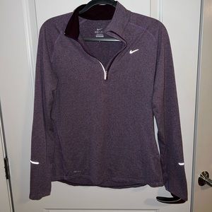 Purple Nike long sleeve athletic top